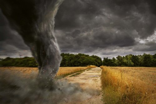 Vlies Fotótapéta - Large tornado - 375x250 cm