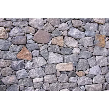 Vlies Fotótapéta - Nature stone wall - 375x250 cm