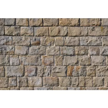 Vlies Fotótapéta - Wall of sandstone blocks - 375x250 cm