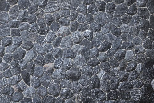 Vlies Fotótapéta - Black stone texture - 375x250 cm
