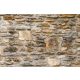 Vlies Fotótapéta - Rustic stone wall - 375x250 cm