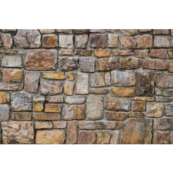 Vlies Fotótapéta - Pattern of old stone Wall - 375x250 cm
