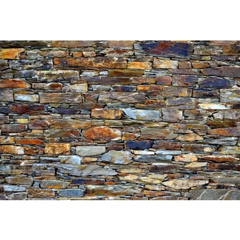 Vlies Fotótapéta - Old traditional stone wall - 375x250 cm