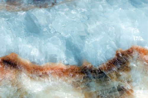 Vlies Fotótapéta - Blue marble quartz  - 375x250 cm