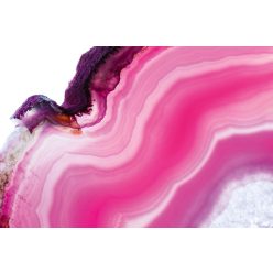 Vlies Fotótapéta - Pink agate - 375x250 cm