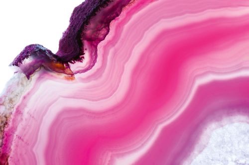 Vlies Fotótapéta - Pink agate - 375x250 cm