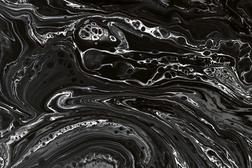 Vlies Fotótapéta - Abstract black marble texture - 375x250 cm