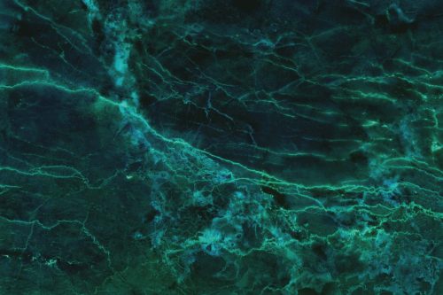 Vlies Fotótapéta - Dark green marble texture - 375x250 cm