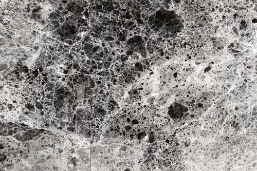 Vlies Fotótapéta - gray polished marble - 375x250 cm