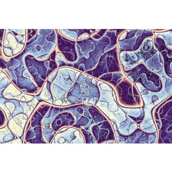   Vlies Fotótapéta - Imitation of a blue marble texture - 375x250 cm
