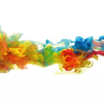   Vlies Fotótapéta - Colorful ink in water abstract - 375x250 cm
