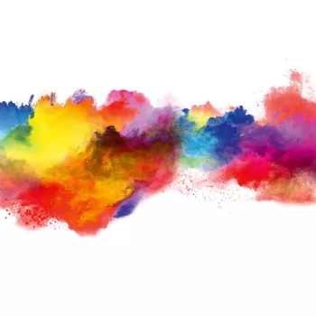 Vlies Fotótapéta - abstract blust of colors - 375x250 cm