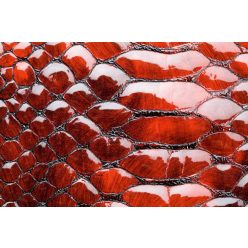 Vlies Fotótapéta - Red snake skin - 375x250 cm