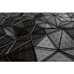   Vlies Fotótapéta - Abstract 3d rendering of black surface - 375x250 cm