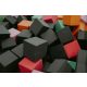 Vlies Fotótapéta - soft square cubes texture - 375x250 cm