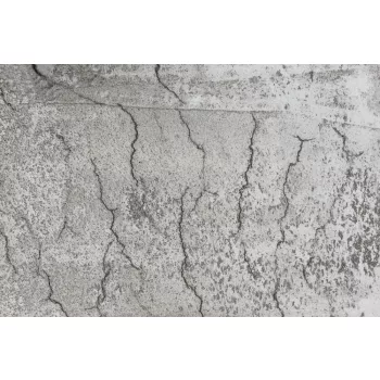   Vlies Fotótapéta - Cracked reinforced concrete  - 375x250 cm