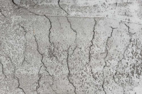 Vlies Fotótapéta - Cracked reinforced concrete  - 375x250 cm