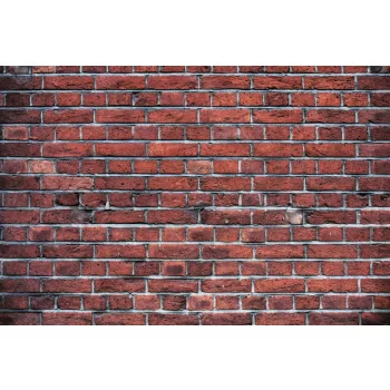   Vlies Fotótapéta - old grunge red brick wall texture - 375x250 cm