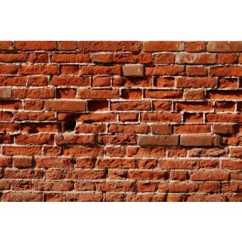   Vlies Fotótapéta - Empty Old Brick Wall Texture - 375x250 cm