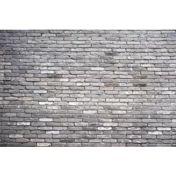 Vlies Fotótapéta - Grey brick wall - 375x250 cm