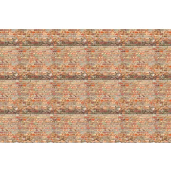 Vlies Fotótapéta - Red Brickwall  Background - 375x250 cm