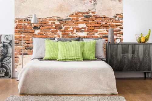 Vlies Fotótapéta - old brick wall texture - 375x250 cm
