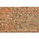 Vlies Fotótapéta - brick wall from many red bricks - 375x250 cm