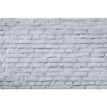 Vlies Fotótapéta - white brick wall texture - 375x250 cm