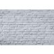 Vlies Fotótapéta - white brick wall texture - 375x250 cm