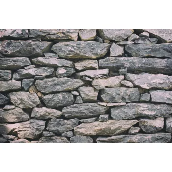 Vlies Fotótapéta - Stone Wall Texture - 375x250 cm