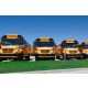 Vlies Fotótapéta - Row of school buses - 375x250 cm