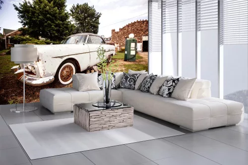 Vlies Fotótapéta - Old retro car - 375x250 cm