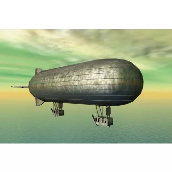 Vlies Fotótapéta - Airship - 375x250 cm