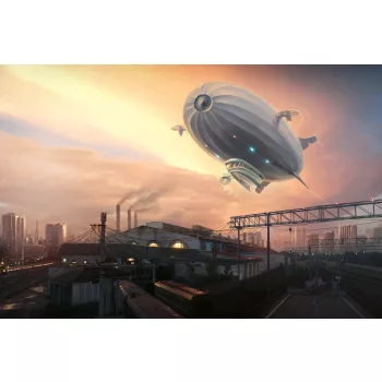 Vlies Fotótapéta - Dirigible - 375x250 cm