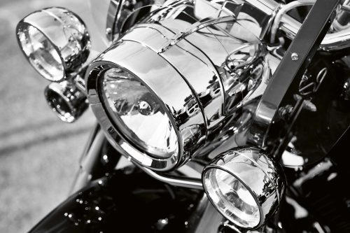 Vlies Fotótapéta - Motorcycle front design - 375x250 cm