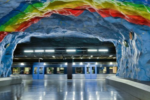 Vlies Fotótapéta - Underground station - 375x250 cm