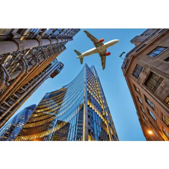 Vlies Fotótapéta - Jet plane - 375x250 cm