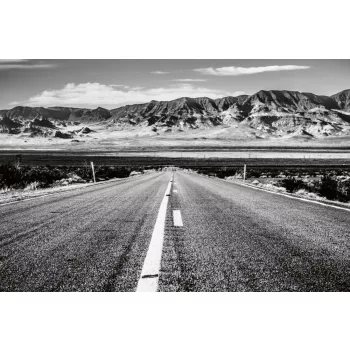 Vlies Fotótapéta - Long desert highway - 375x250 cm