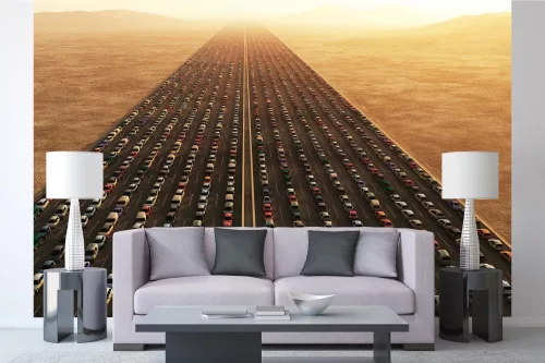 Vlies Fotótapéta - Transport collapse - 375x250 cm