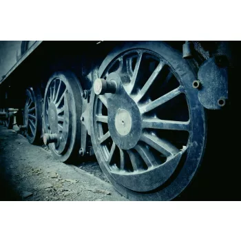 Vlies Fotótapéta - Old steam train - 375x250 cm