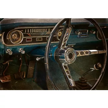 Vlies Fotótapéta - Driver's cockpit - 375x250 cm