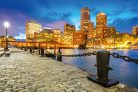 Vlies Fotótapéta - Boston Skyline - 375x250 cm