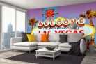 Vlies Fotótapéta - Welcome to Las Vegas Sign - 375x250 cm