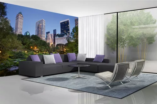 Vlies Fotótapéta - Central Park Skyline - 375x250 cm