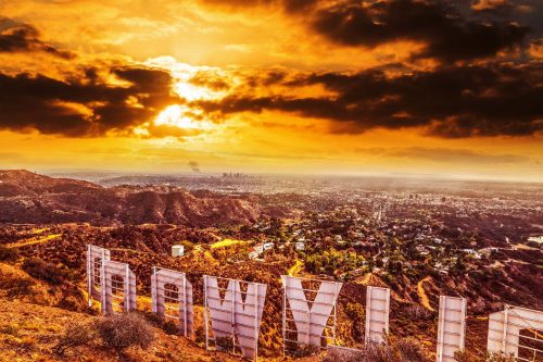 Vlies Fotótapéta - Hollywood View - 375x250 cm
