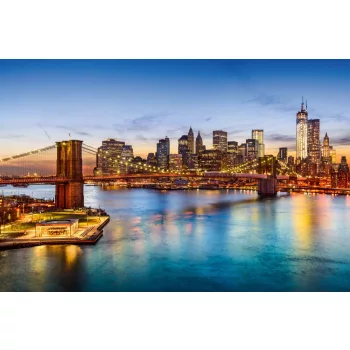 Vlies Fotótapéta - New York City Skyline - 375x250 cm