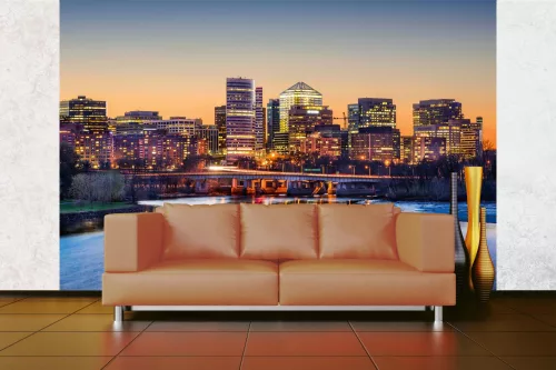 Vlies Fotótapéta - Skyline of American City - 375x250 cm