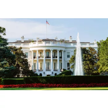   Vlies Fotótapéta - The White House in Washington - 375x250 cm