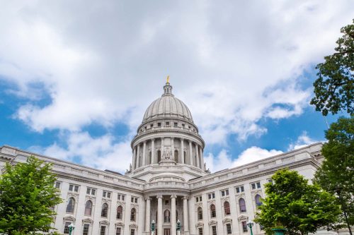 Vlies Fotótapéta - Wisconsin Capitol Building - 375x250 cm