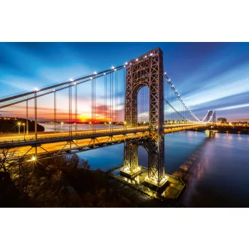   GEORGE WASHINGTON BRIDGE fotótapéta, poszter, vlies alapanyag, 375x250 cm